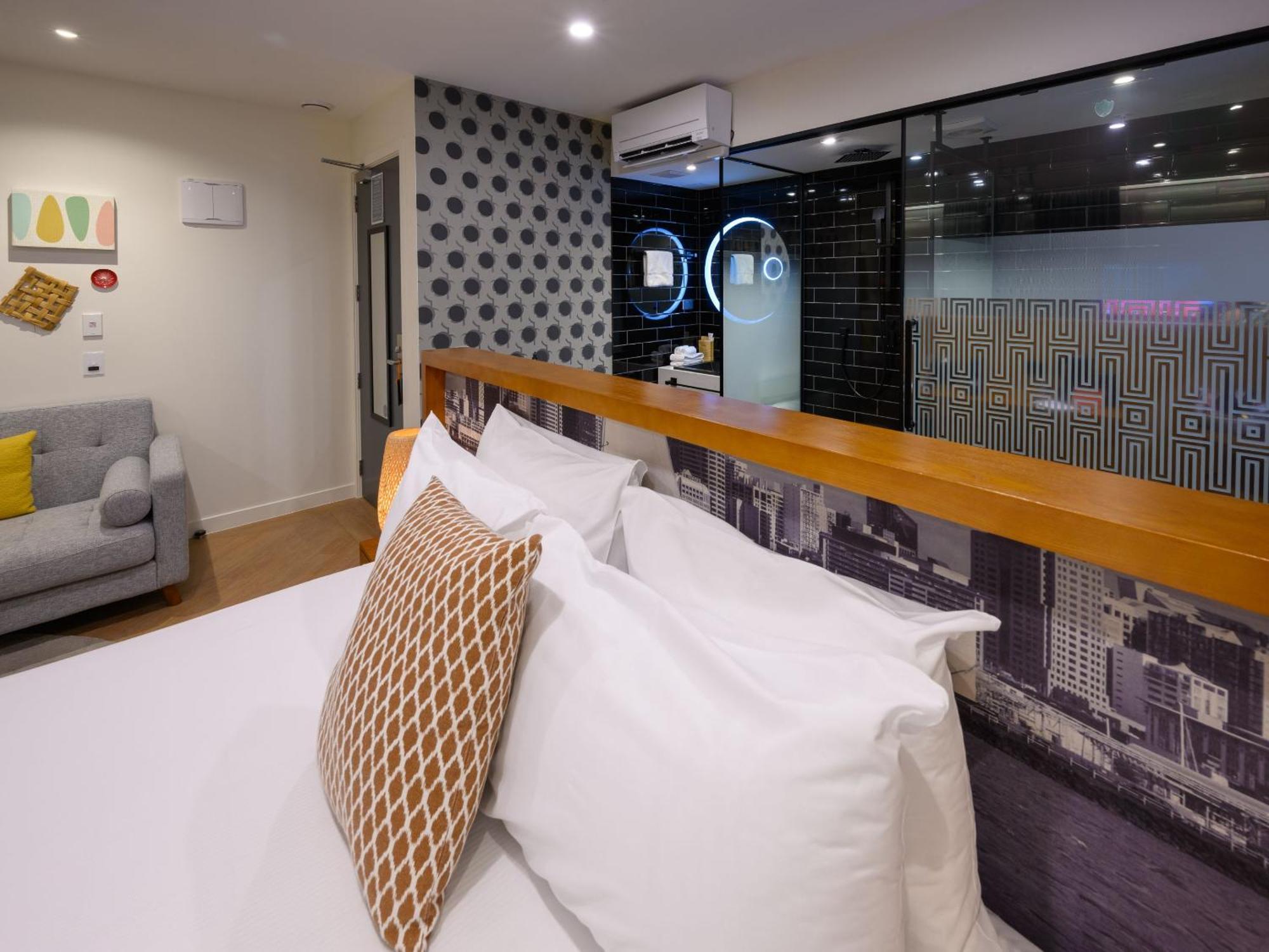 Ohtel Auckland Hotel Exterior foto A room at the hotel
